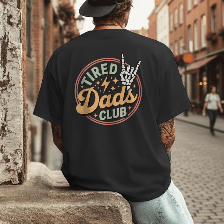Tired Dads Club Men's Back Print T-Shirt