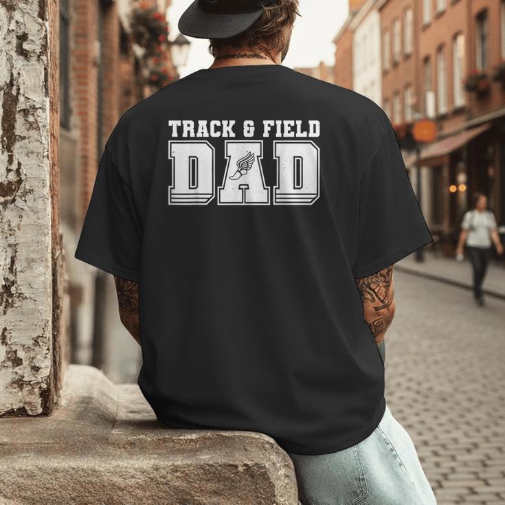 Track & Field Dad Sport Fathers Day Boys Men's Back Print T-Shirt Track & Field Dad Sport Fathers Day Boys Men's Back Print T-Shirt