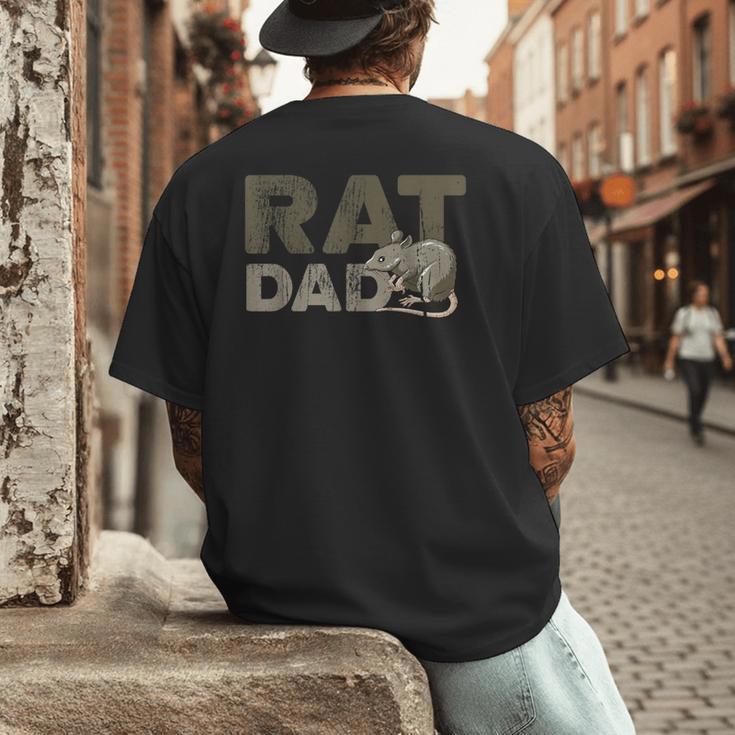 Vintage Distressed Rat Dad Men's Back Print T-Shirt Vintage Distressed Rat Dad Men's Back Print T-Shirt