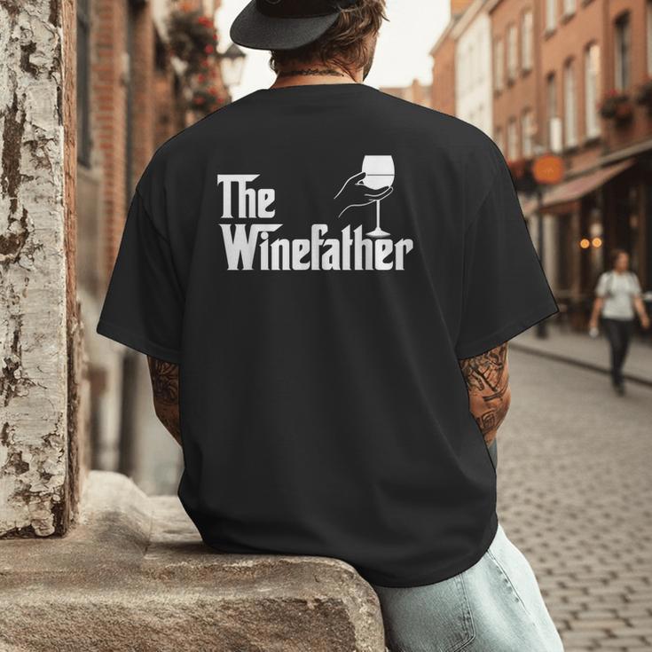 Winefather Wine Dad Dad Red Wine Wine Men's Back Print T-Shirt Winefather Wine Dad Dad Red Wine Wine Men's Back Print T-Shirt