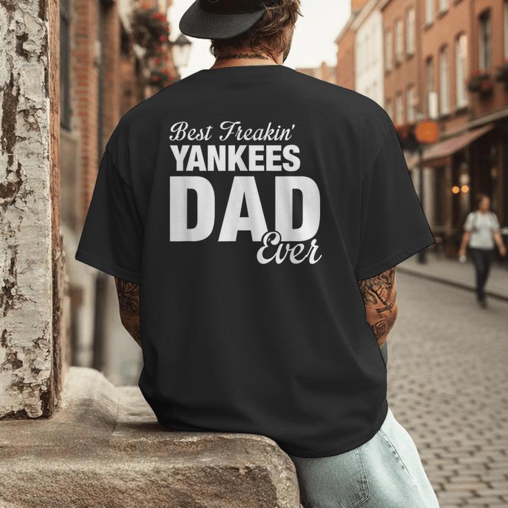 Yankees North Best Freakin' Dad Ever HS Men's Back Print T-Shirt