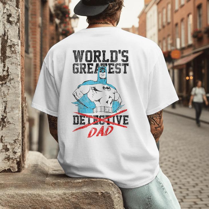 Batman Greatest Dad Men's Back Print T-Shirt