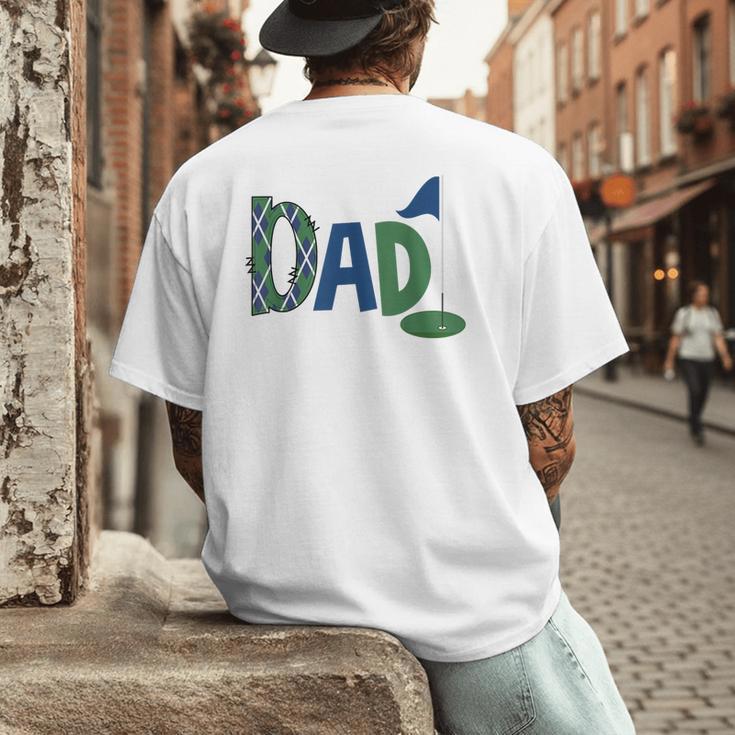Dad Of The Birthday Boy Hole In One Golf Sport Matching Men's Back Print T-Shirt Dad Of The Birthday Boy Hole In One Golf Sport Matching Men's Back Print T-Shirt