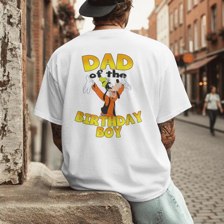 Disney Mickey & Friends Goofy Dad Of The Birthday Boy Men's Back Print T-Shirt