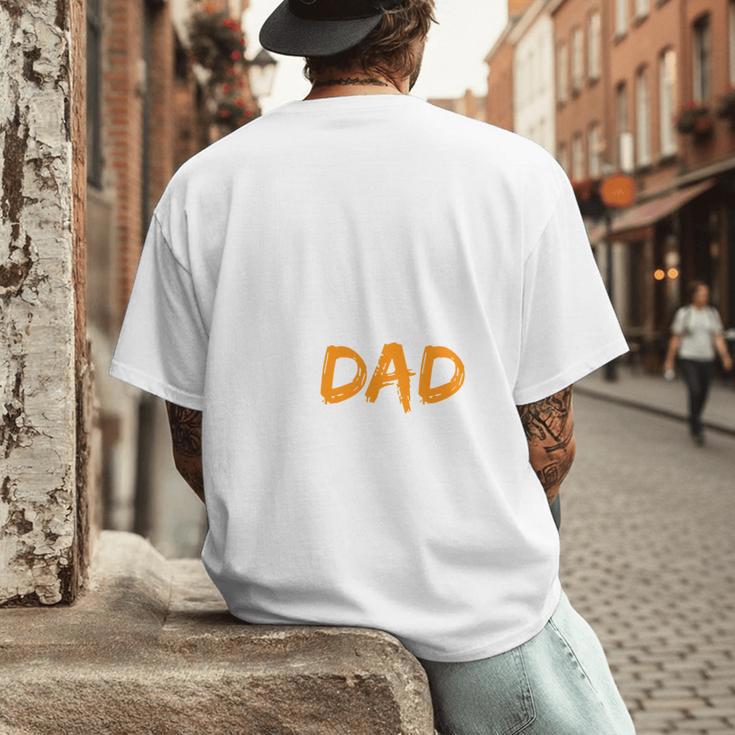 Gymnastics Dad For Gymnastic Father Parents Men's Back Print T-Shirt