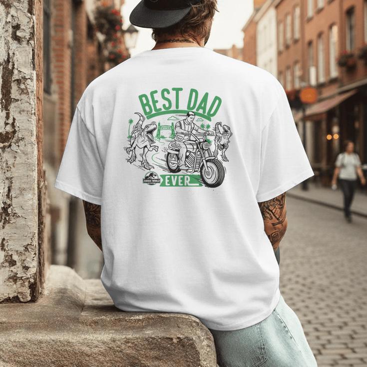 Jurassic World Best Dad Ever Men's Back Print T-Shirt