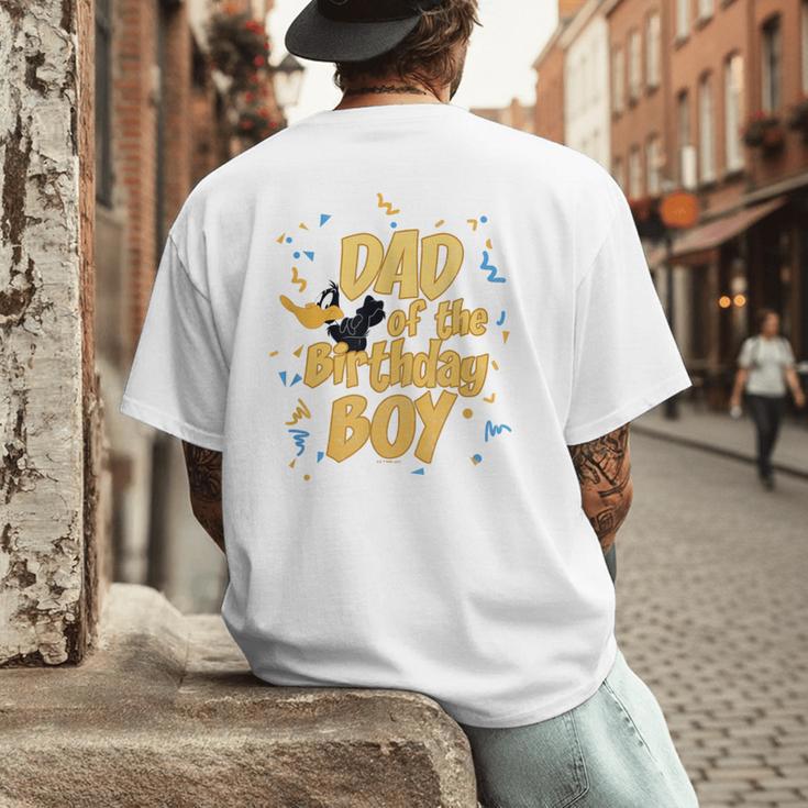 Looney Tunes Birthday Daffy Duck Dad Of The Birthday Boy Men's Back Print T-Shirt