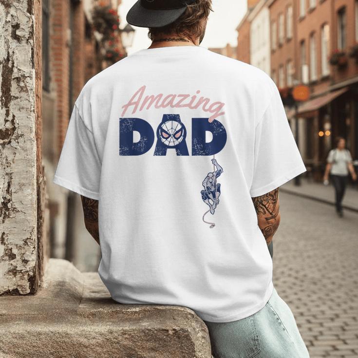 Marvel Spider-Man Father's Day Amazing Dad Retro Men's Back Print T-Shirt