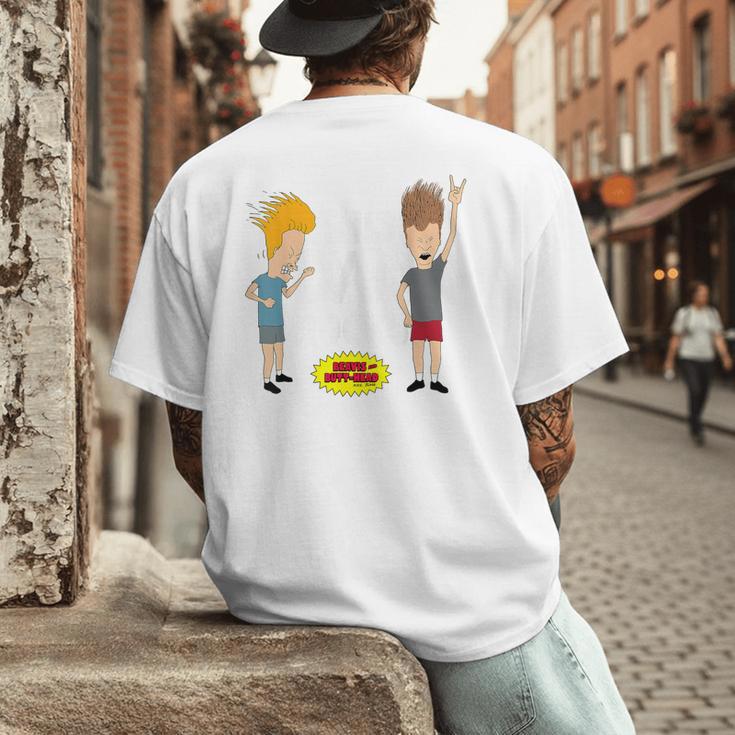 MTV Beavis And Butthead This Dad Rocks Men's Back Print T-Shirt