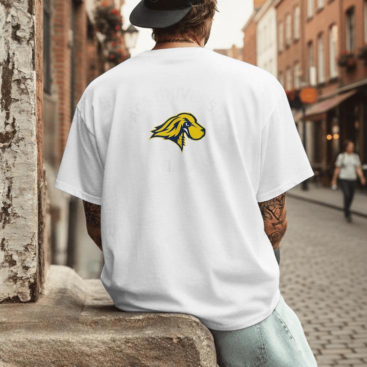 Pace University Setters Arched Dad Men's Back Print T-Shirt