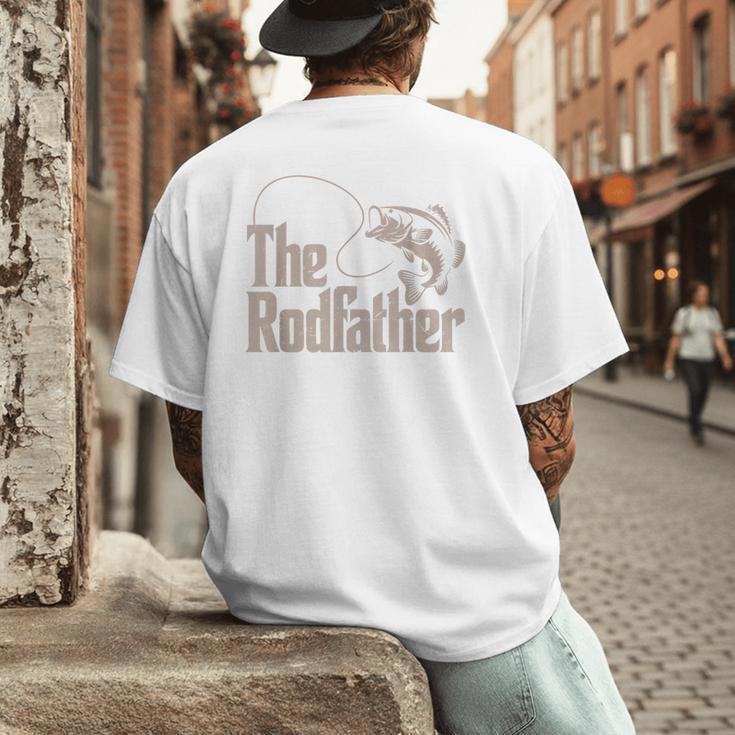 Rodfather Bass Fish Dad Joke Fishing Daughter Son Men's Back Print T-Shirt Rodfather Bass Fish Dad Joke Fishing Daughter Son Men's Back Print T-Shirt