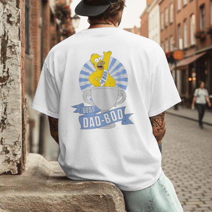 The Simpsons Father's Day Homer Best Dad BOD Men's Back Print T-Shirt