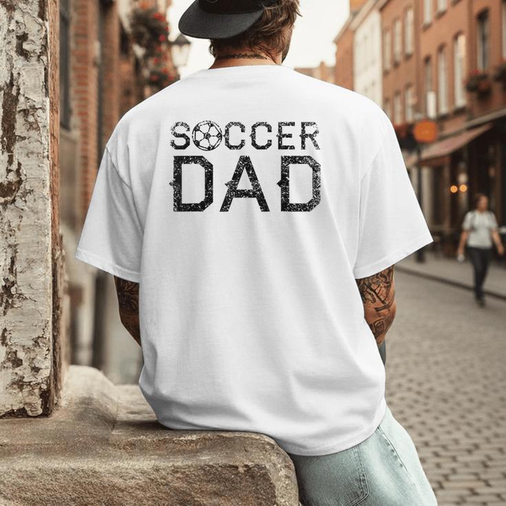 Soccer Dad Player Daddy Father Men's Back Print T-Shirt Soccer Dad Player Daddy Father Men's Back Print T-Shirt