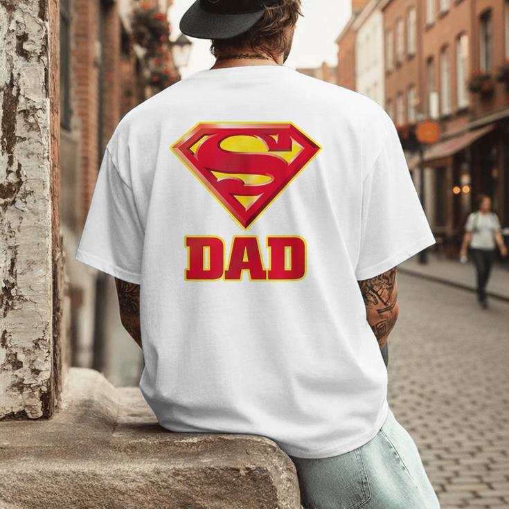 Superman Super Dad Men's Back Print T-Shirt Superman Super Dad Men's Back Print T-Shirt