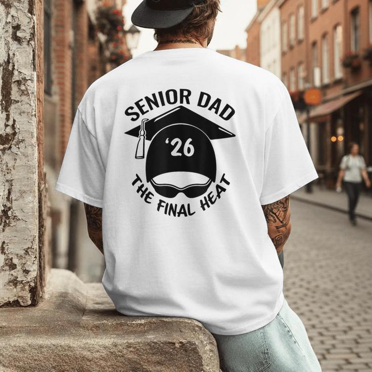 Swim Senior Dad 2026 The Final Heat Men's Back Print T-Shirt