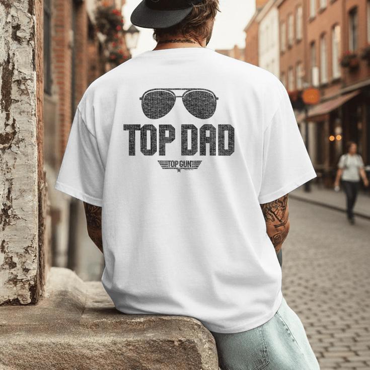 Top Gun Top Dad Men's Back Print T-Shirt