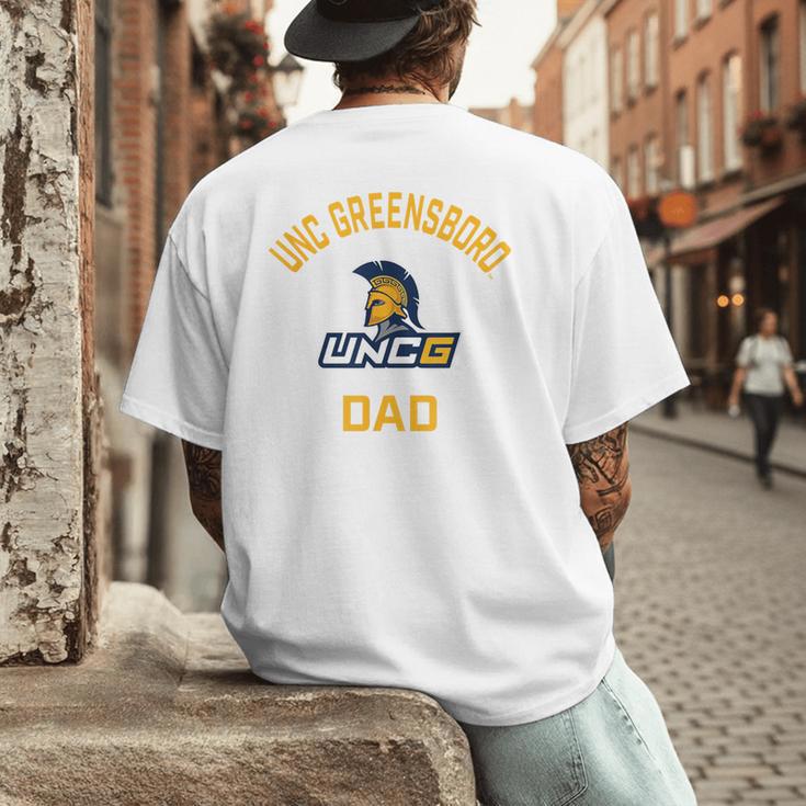 UNC Greensboro UNCG Spartans Arched Dad Men's Back Print T-Shirt