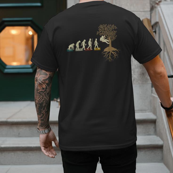 Arborist Tree Trimmer Classic Fit Short Sleeve Crew Neck Arborist For Him Husband Dad Friend Solid With Letter Print Size Small Men's Back Print T-Shirt