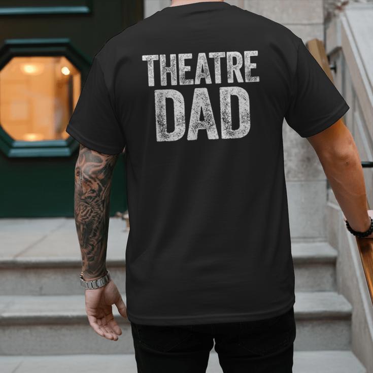 Theatre Dad Shirt Men Thespian Actor Fathers Day Men's Back Print T-Shirt