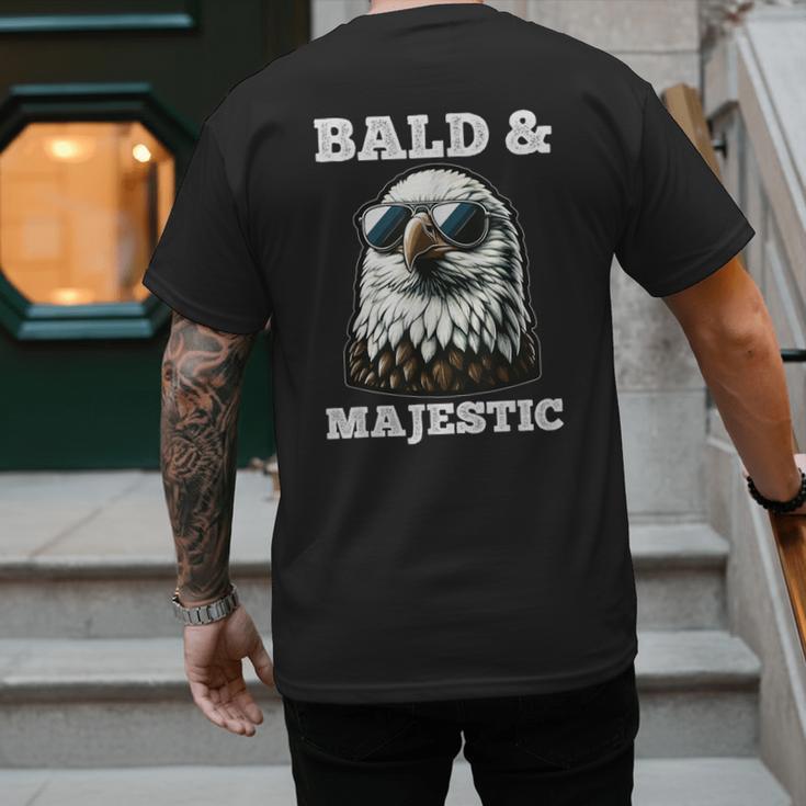 Bald & Majestic Sexy Bald Guy Dad Men's Back Print T-Shirt Bald & Majestic Sexy Bald Guy Dad Men's Back Print T-Shirt