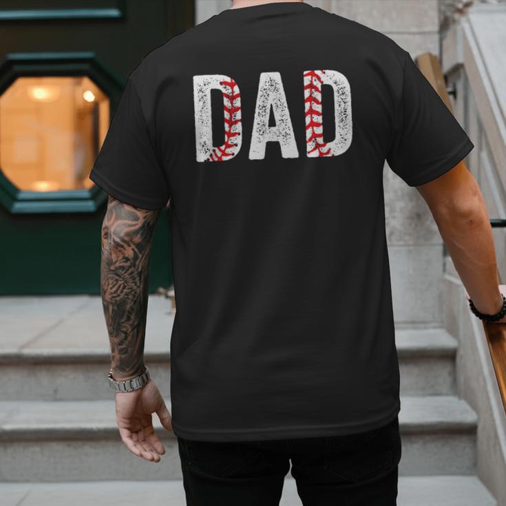 Baseball Dad Joke Sayings Fathers Day From Son Men's Back Print T-Shirt Baseball Dad Joke Sayings Fathers Day From Son Men's Back Print T-Shirt
