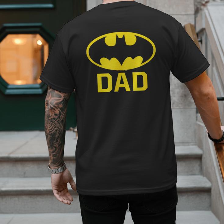 Batman Bat Dad Men's Back Print T-Shirt