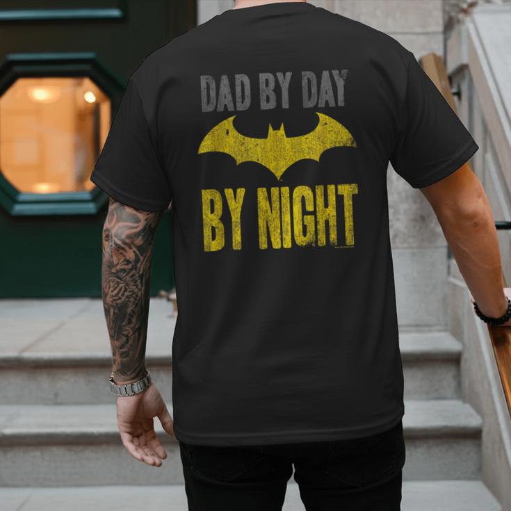 Batman Dad By Day Men's Back Print T-Shirt Batman Dad By Day Men's Back Print T-Shirt