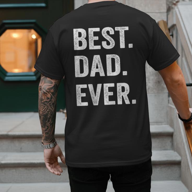 Best Dad EverShirt Men Husband Men's Back Print T-Shirt