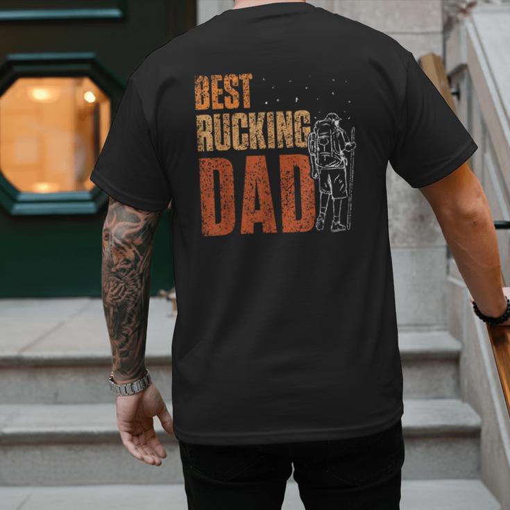 Best Rucking Dad Ruck Backpack Rucksack Workout Rucking Men's Back Print T-Shirt Best Rucking Dad Ruck Backpack Rucksack Workout Rucking Men's Back Print T-Shirt