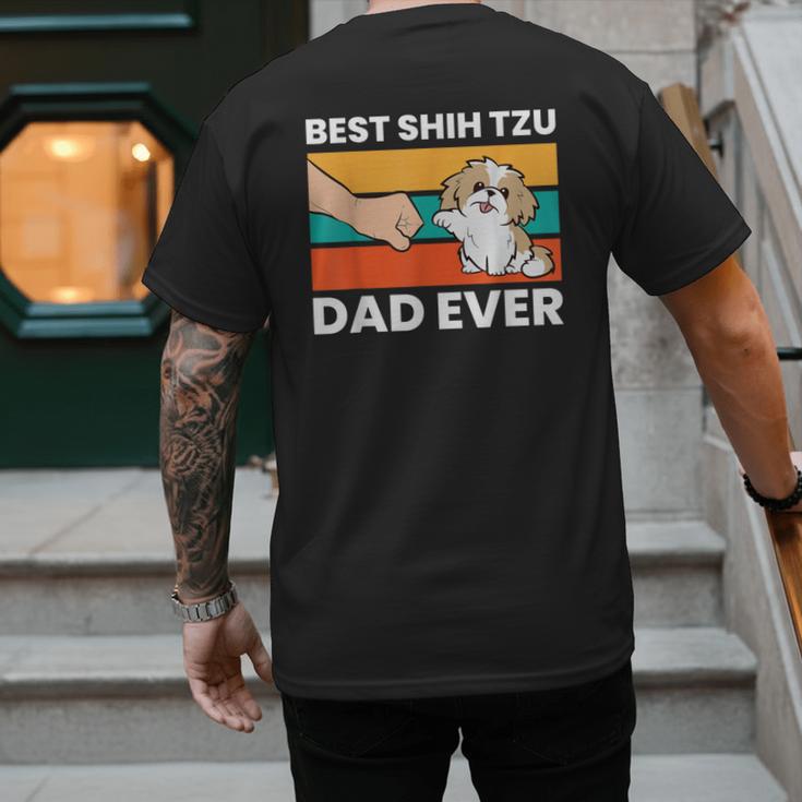 Best Shih Tzu Dad Ever Shih Tzu Men's Back Print T-Shirt Best Shih Tzu Dad Ever Shih Tzu Men's Back Print T-Shirt