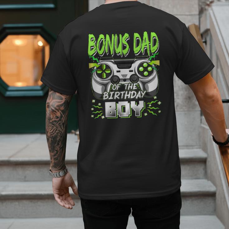 Bonus Dad Of The Birthday Boy Video Game Bday Party Men's Back Print T-Shirt