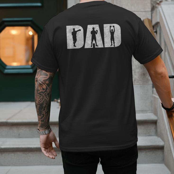 Boxer Dad Love Boxing For Training MMA Box Fighting Men's Back Print T-Shirt Boxer Dad Love Boxing For Training MMA Box Fighting Men's Back Print T-Shirt