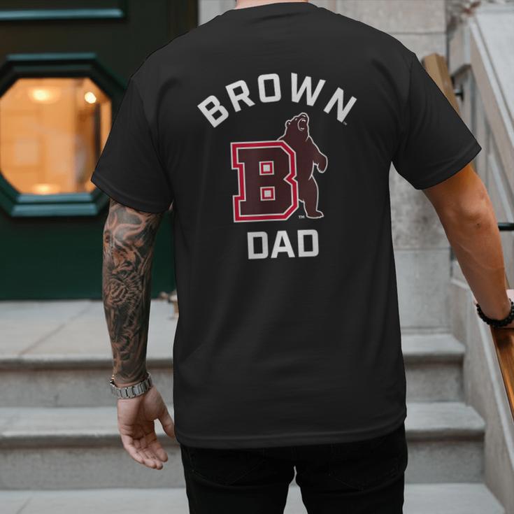 Brown University Bears Arched Dad Men's Back Print T-Shirt