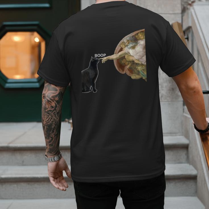 Cat Shirts For MenWomen Cat Shirts For Cat DadMom Men's Back Print T-Shirt