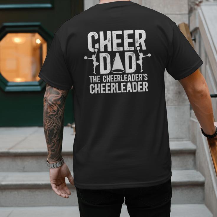 Cheer Dad The Cheerleader's Cheerleader Dad Cheer Father Men's Back Print T-Shirt