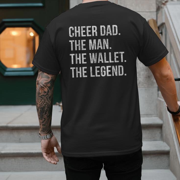 Cheer Dad Cheerleading Men's Back Print T-Shirt