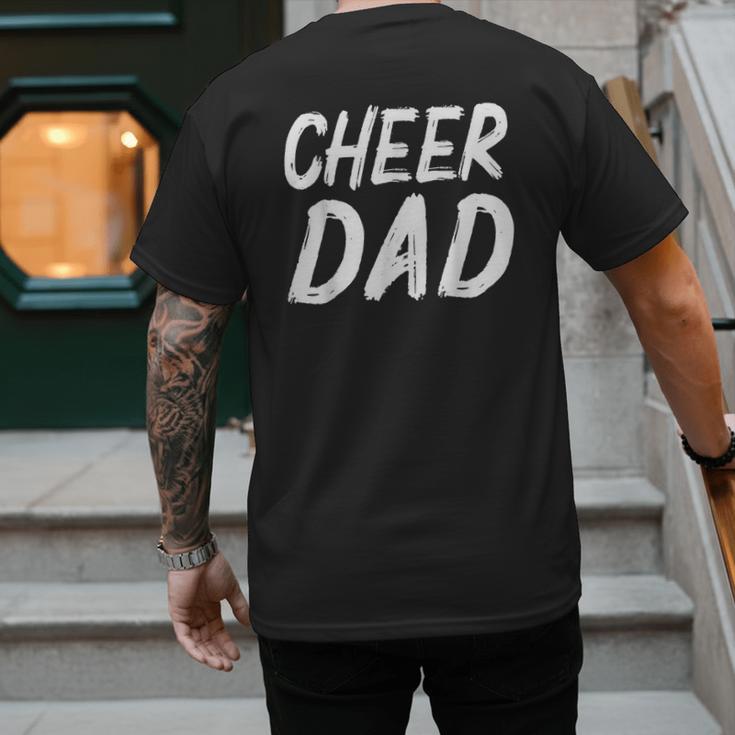 Cheer Dad Family Father Cheerleader Squad Men's Back Print T-Shirt Cheer Dad Family Father Cheerleader Squad Men's Back Print T-Shirt
