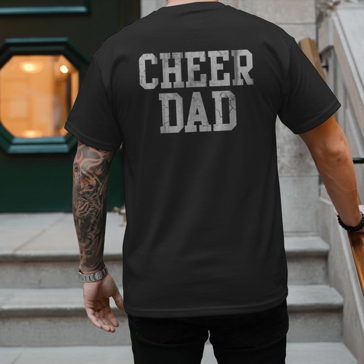 Cheer Dad Cheer Leading Cheer Leading Men Dad Father Men's Back Print T-Shirt
