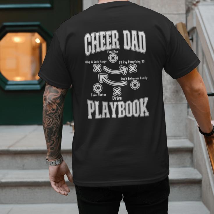 Cheer Dad Playbook Men's Back Print T-Shirt Cheer Dad Playbook Men's Back Print T-Shirt