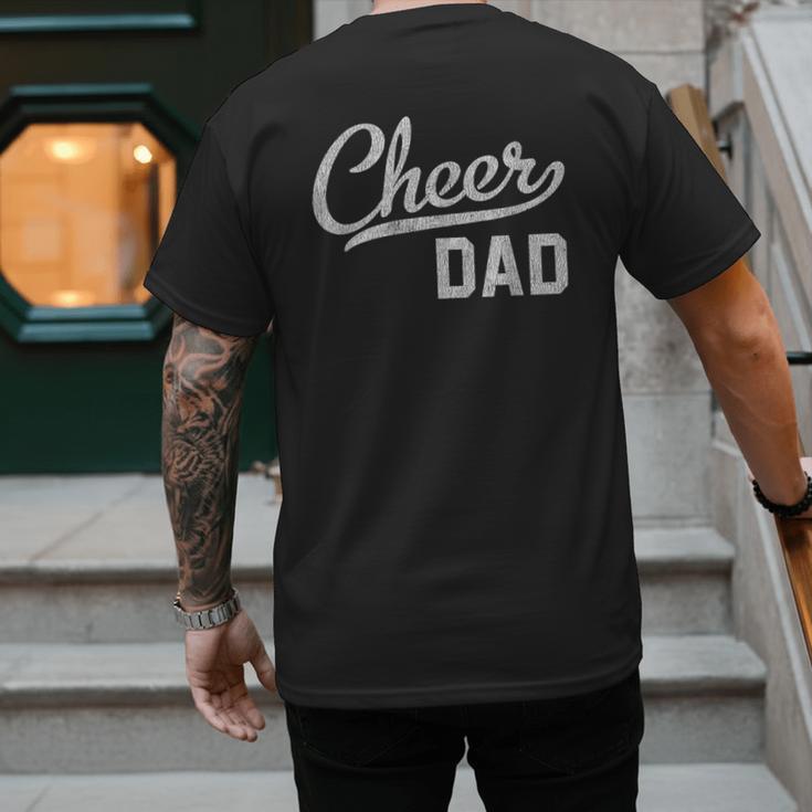 Cheer Dad Proud Cheerleading Dad Small Men's Back Print T-Shirt