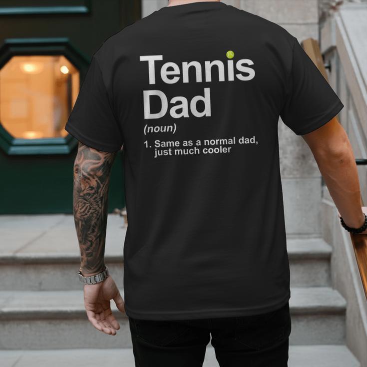 Cool Tennis Novelty For Men Dad Tennis Lover Tennis Player Men's Back Print T-Shirt Cool Tennis Novelty For Men Dad Tennis Lover Tennis Player Men's Back Print T-Shirt