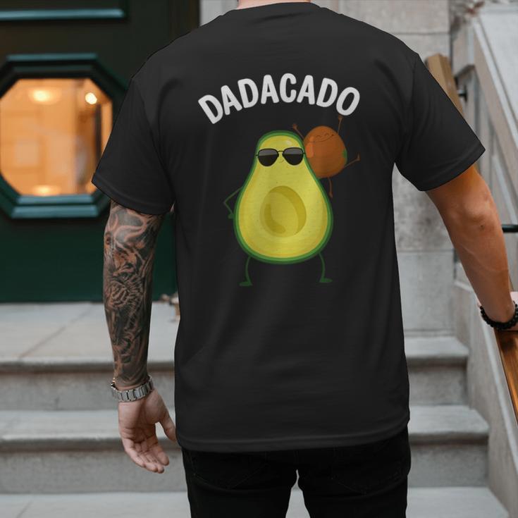 Cute Avocado For Dad Men Fruit Avocado Pear Lovers Men's Back Print T-Shirt Cute Avocado For Dad Men Fruit Avocado Pear Lovers Men's Back Print T-Shirt