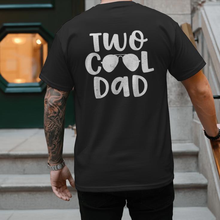 Dad Of The Birthday Boy Two Cool 2nd Bday Father Papa Daddy Men's Back Print T-Shirt Dad Of The Birthday Boy Two Cool 2nd Bday Father Papa Daddy Men's Back Print T-Shirt