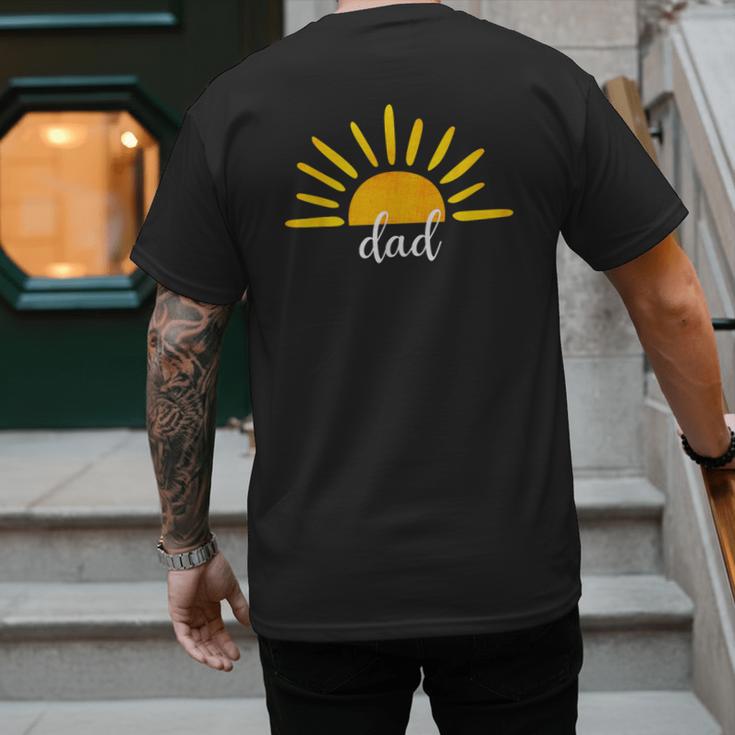 Dad Of The Birthday First Trip Around The Sun Birthday Men's Back Print T-Shirt