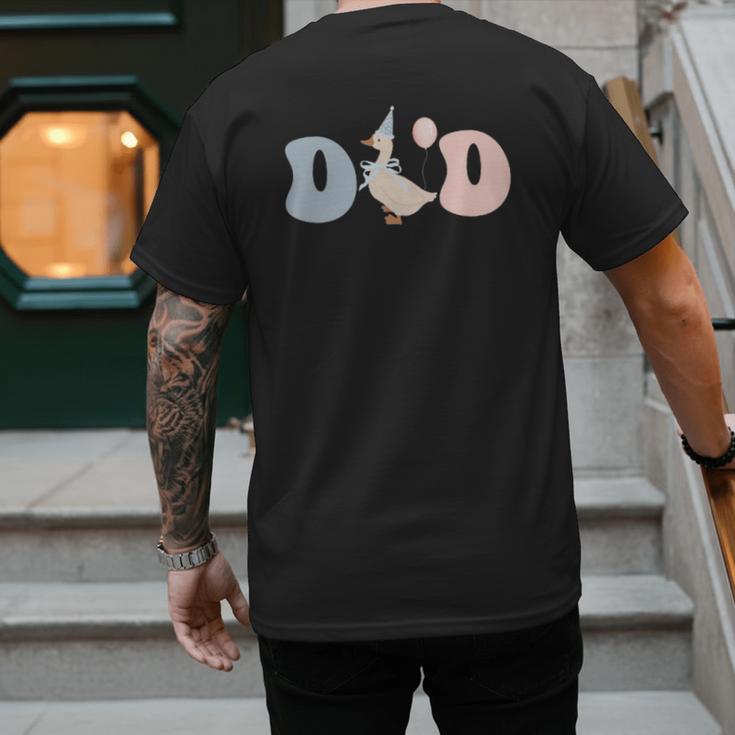 Dad Daddy Of The Birthday Silly Goose Family Men's Back Print T-Shirt