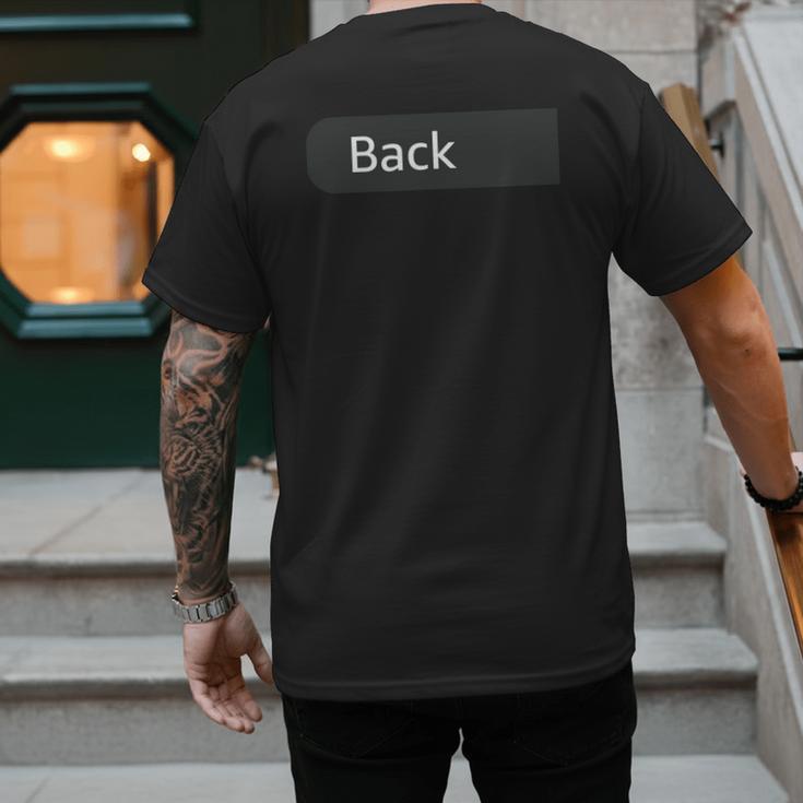 My Dad Is My Guardian Angel Men's Back Print T-Shirt
