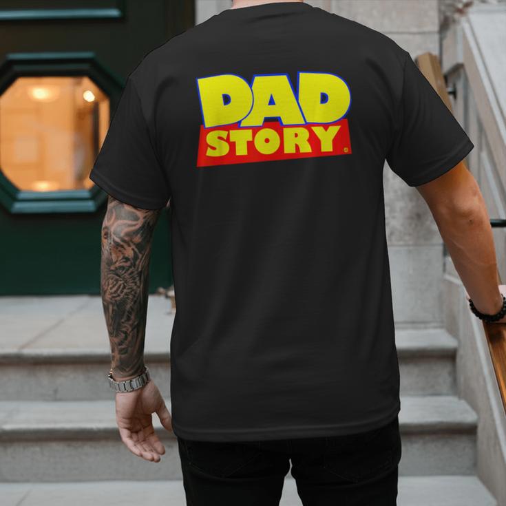 Dad Story Men's Back Print T-Shirt