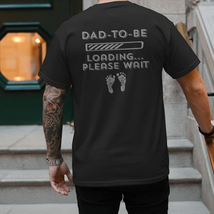 Dad-To-Be Loading Men's Back Print T-Shirt Dad-To-Be Loading Men's Back Print T-Shirt