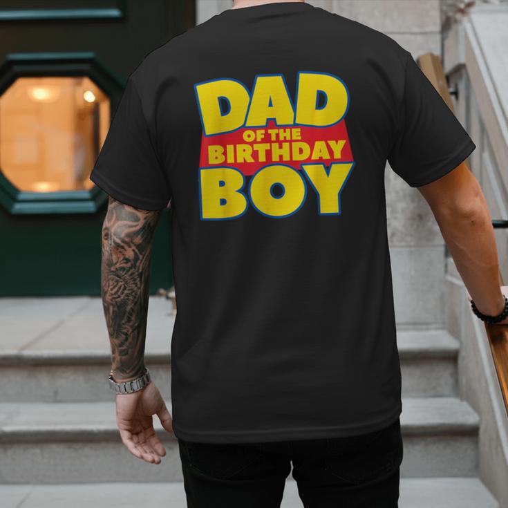 Dad Of The Toy Birthday Boy Story Theme B-Day Men's Back Print T-Shirt