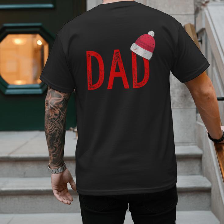 Dad Xmas PJs Christmas Pajamas And Xmas PJ Family Shirt Men's Back Print T-Shirt